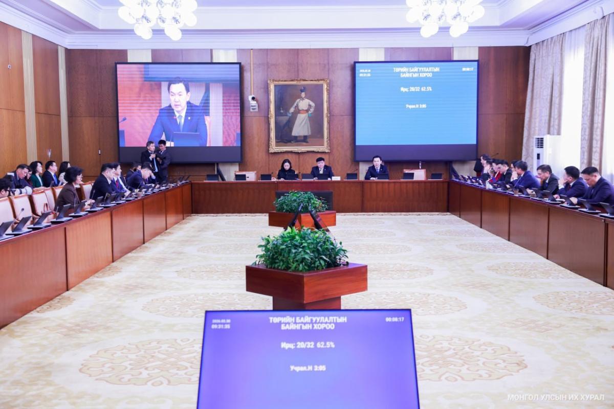 ТББХ:УЛСЫН ИХ ХУРЛЫН ДАРГЫН ҮҮРЭГТ АЖЛААС ЧӨЛӨӨЛӨГДӨХ ХҮСЭЛТИЙГ ХҮЛЭЭН АВАХЫГ ДЭМЖИВ