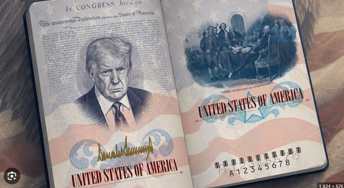 Д.Трампын хөргийг АНУ-ын паспорт дээр хэвлэнэ