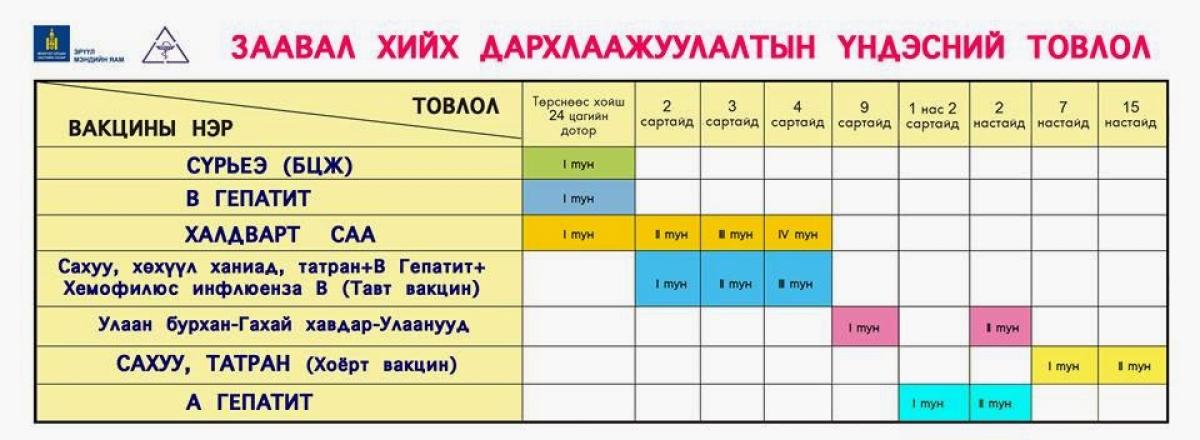 ТОВЛОЛТ ВАКЦИНААС ХОЦОРСОН 0-15 НАСНЫ ХҮҮХДИЙГ НӨХӨН ДАРХЛААЖУУЛАЛТ ҮРГЭЛЖИЛЖ БАЙНА