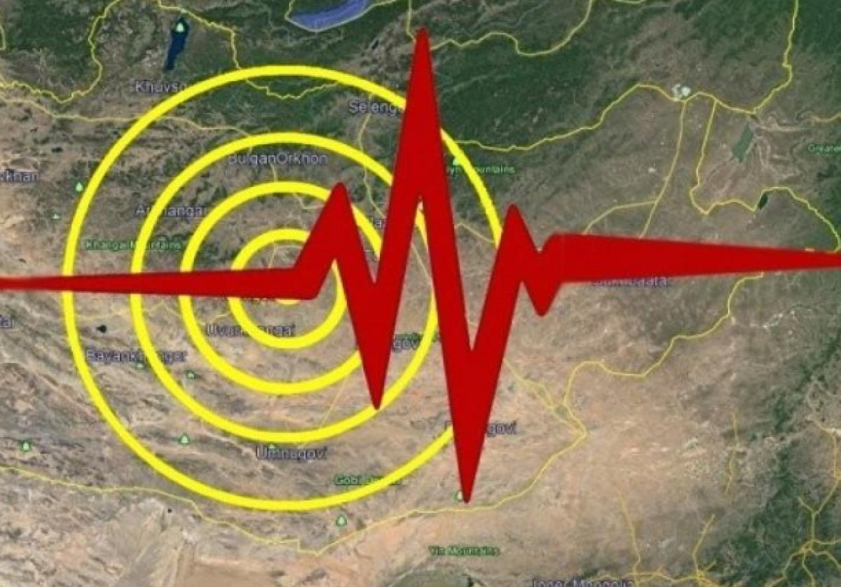 ОРХОН АЙМГИЙН ЖАРГАЛАНТ СУМЫН НУТАГТ 3.9 МАГНИТУДЫН ХҮЧТЭЙ ГАЗАР ХӨДӨЛЛӨӨ